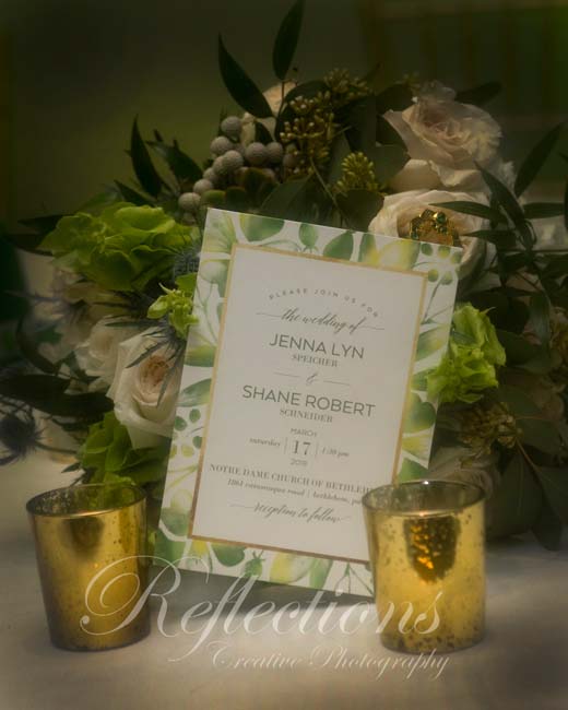 If it’s Green it must be a St. Patrick’s Day Wedding!