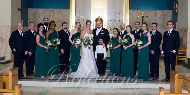 If it’s Green it must be a St. Patrick’s Day Wedding!