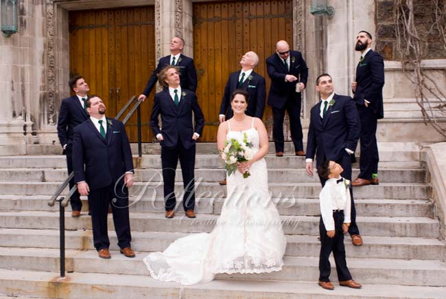 If it’s Green it must be a St. Patrick’s Day Wedding!