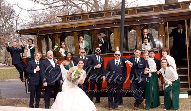 If it’s Green it must be a St. Patrick’s Day Wedding!