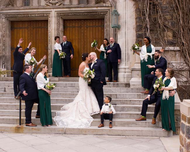 If it’s Green it must be a St. Patrick’s Day Wedding!