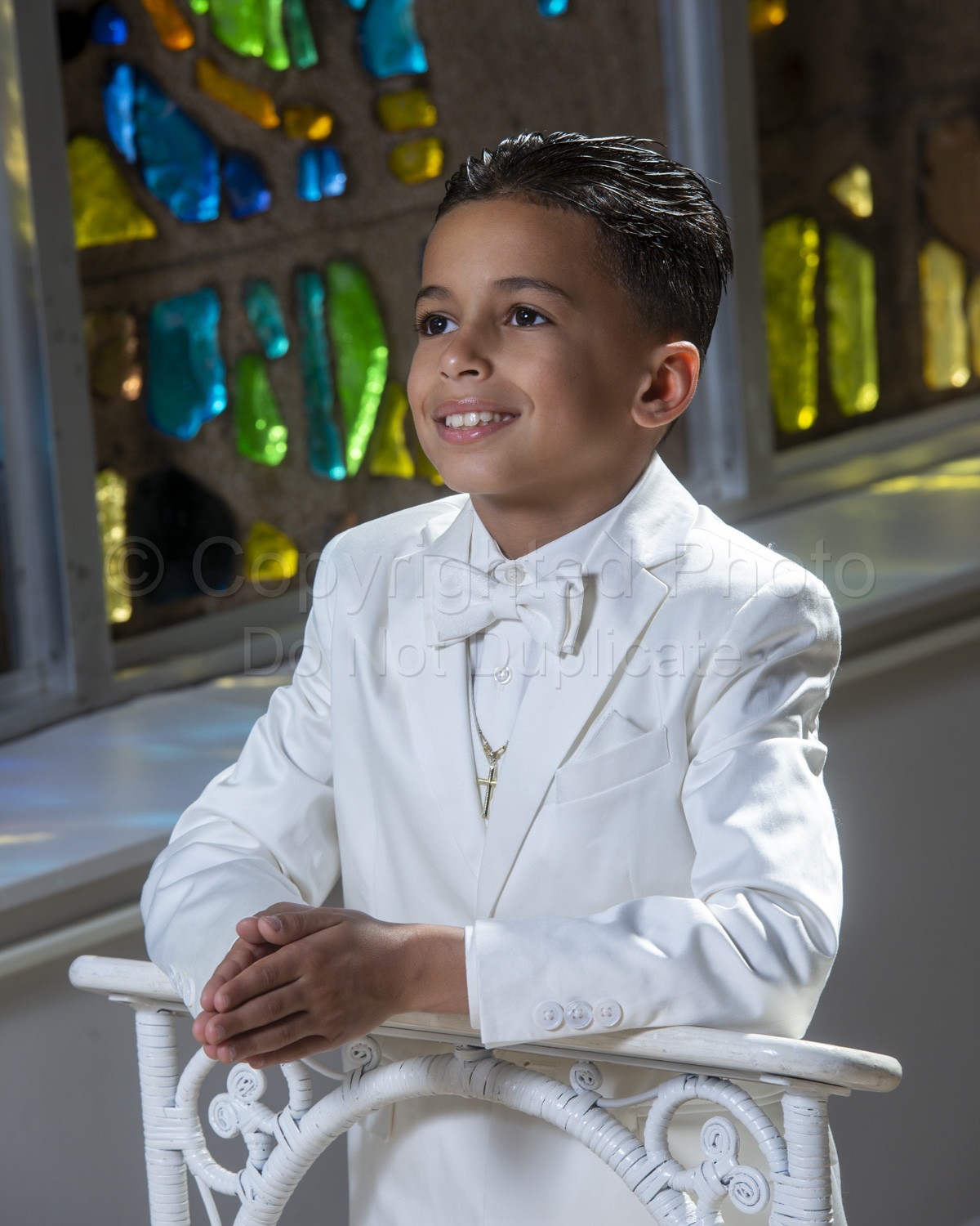 Giovanni's 1st Communion Portrait